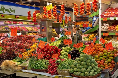 Vegetable stall