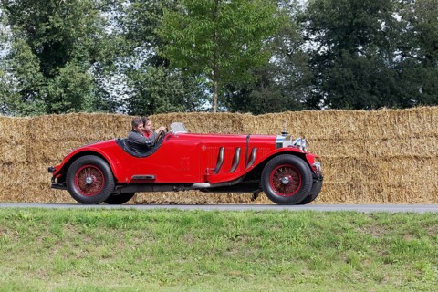 Merces-Benz SSK on the circuit
