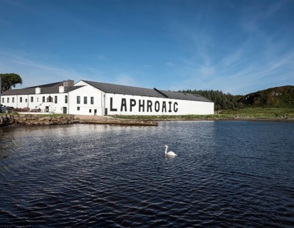 Laphroaig whiskey distillery