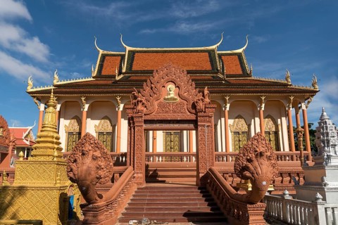 Buddhist temple Wat Pothiyaram or Wat Chash