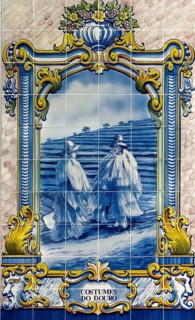 Hand-painted azulejo