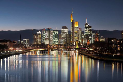 Skyline at dusk