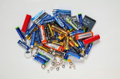 Various batteries and accumulators