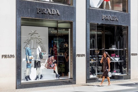 Fashion store Prada