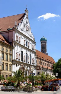 Michaelskirche and church tower of the cathedral