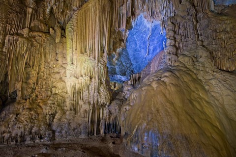 Stalactites and stalagmites