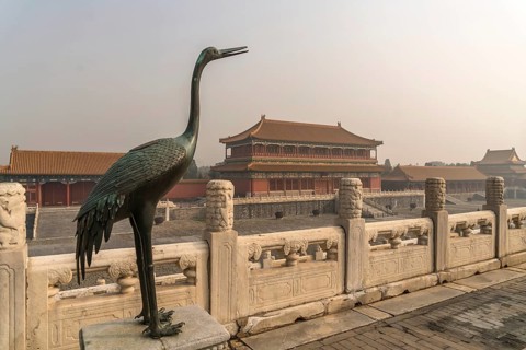 Bronze Crane