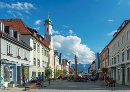 Untermarkt with daughter church Maria Hilf