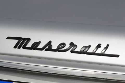 Maserati lettering
