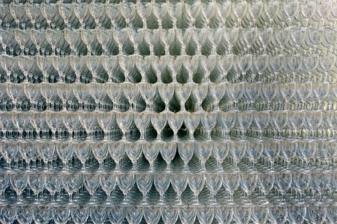 Glass goblets