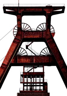 Headframe of the Zeche Pluto colliery