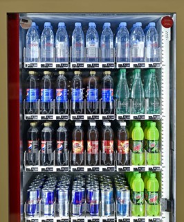 Drinks in plastic bottles