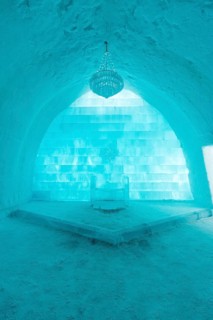 Throne made of ice