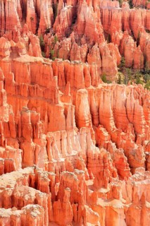 Red eroded limestone columns