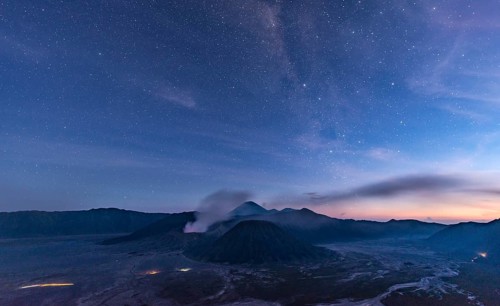 Night sky with stars