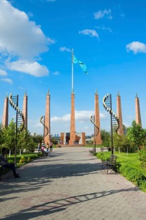 Granite obelisks