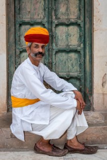 Man in traditional clothes
