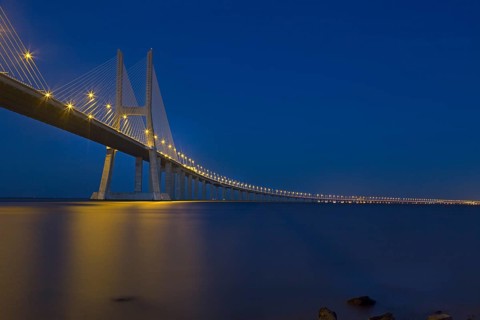 Vasco da Gama bridge over the Tagus river