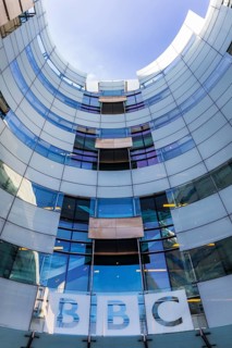 Headquarters of the television and radio station BBC