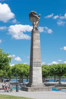 Monument to Count Zeppelin in his birthplace