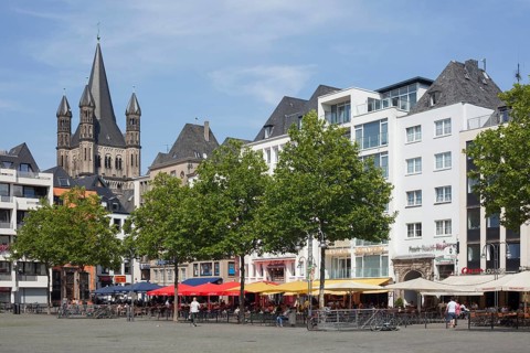 Gabled houses at Heumarkt