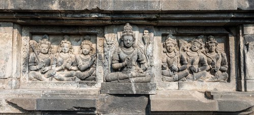 Relief at Prambanan temple