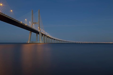 Vasco da Gama bridge over the Tagus river