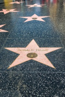 Star Donald Trump on the Walk of Fame