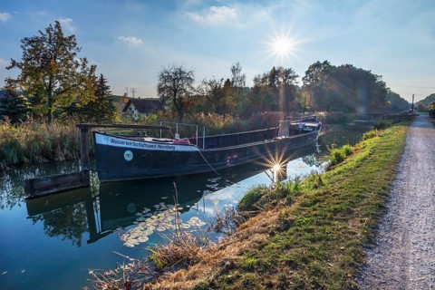 Towboat on the Old Canal