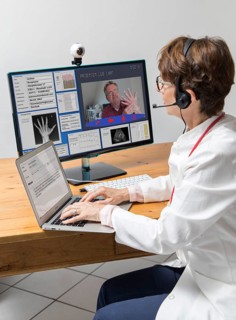 Symbol photo for telemedicine
