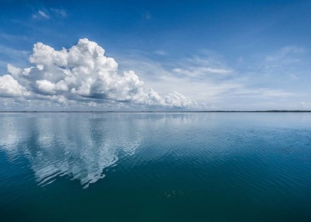 Clouds over the sea