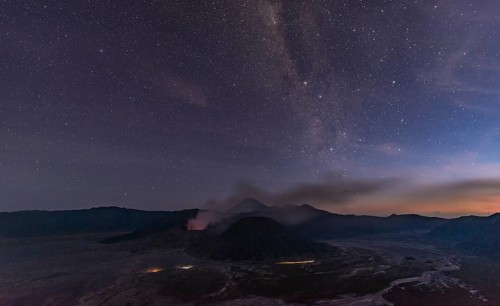 Night sky with stars