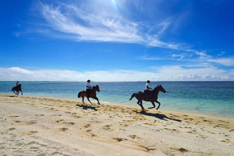 Rider at Le Morne Beach