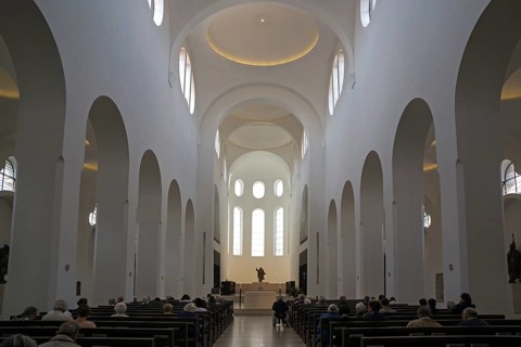 Interior of Sankt Moritz Parish Church