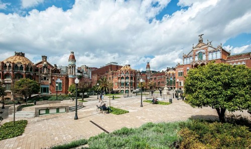 Historic hospital complex Hospital de Sant Pau
