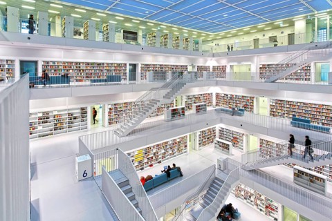 City library on Mailander Platz