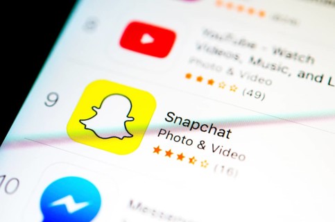 Snapchat app in the Apple App Store