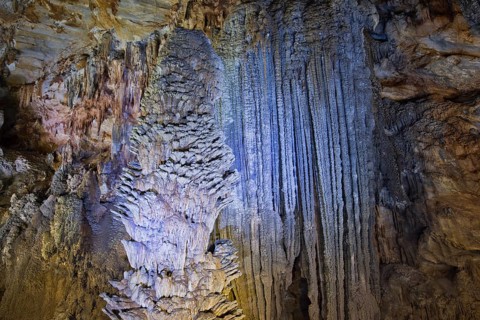 Stalactites and stalagmites