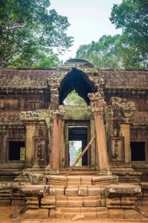 Temple ruin at the eastern entrance
