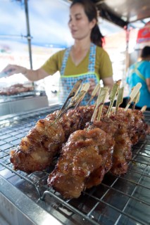 Fried skewers