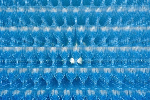 Glass goblets