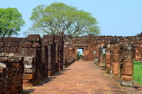 Ruins of the Jesuit Reduction San Ignacio Mini