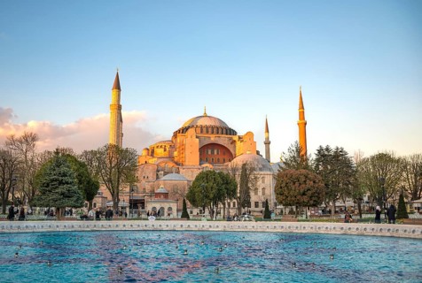 Hagia Sophia at sunset