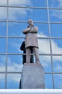 Sir Alex Ferguson statue outside Old Trafford