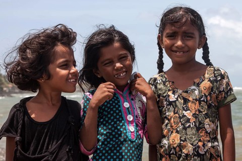 Three local girls
