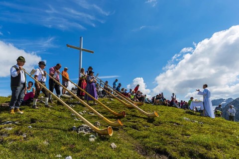 Mountain mass on the Hochrappenkopf
