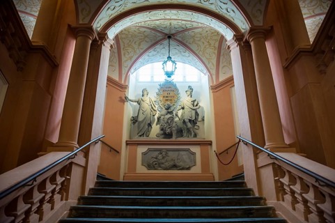 Staircase to the museum