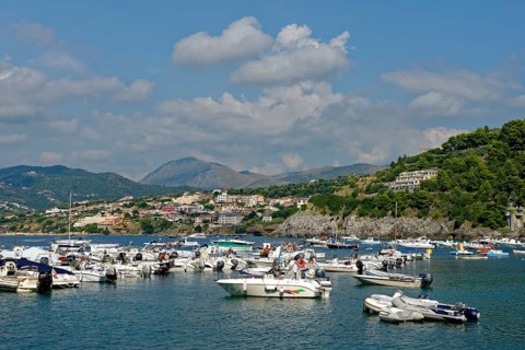 Harbour with boats