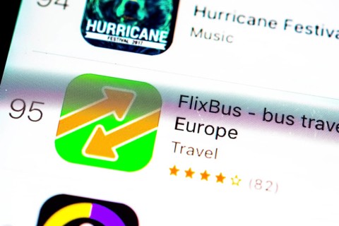 Flixbus in the Apple App Store