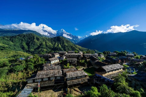 View on the village
